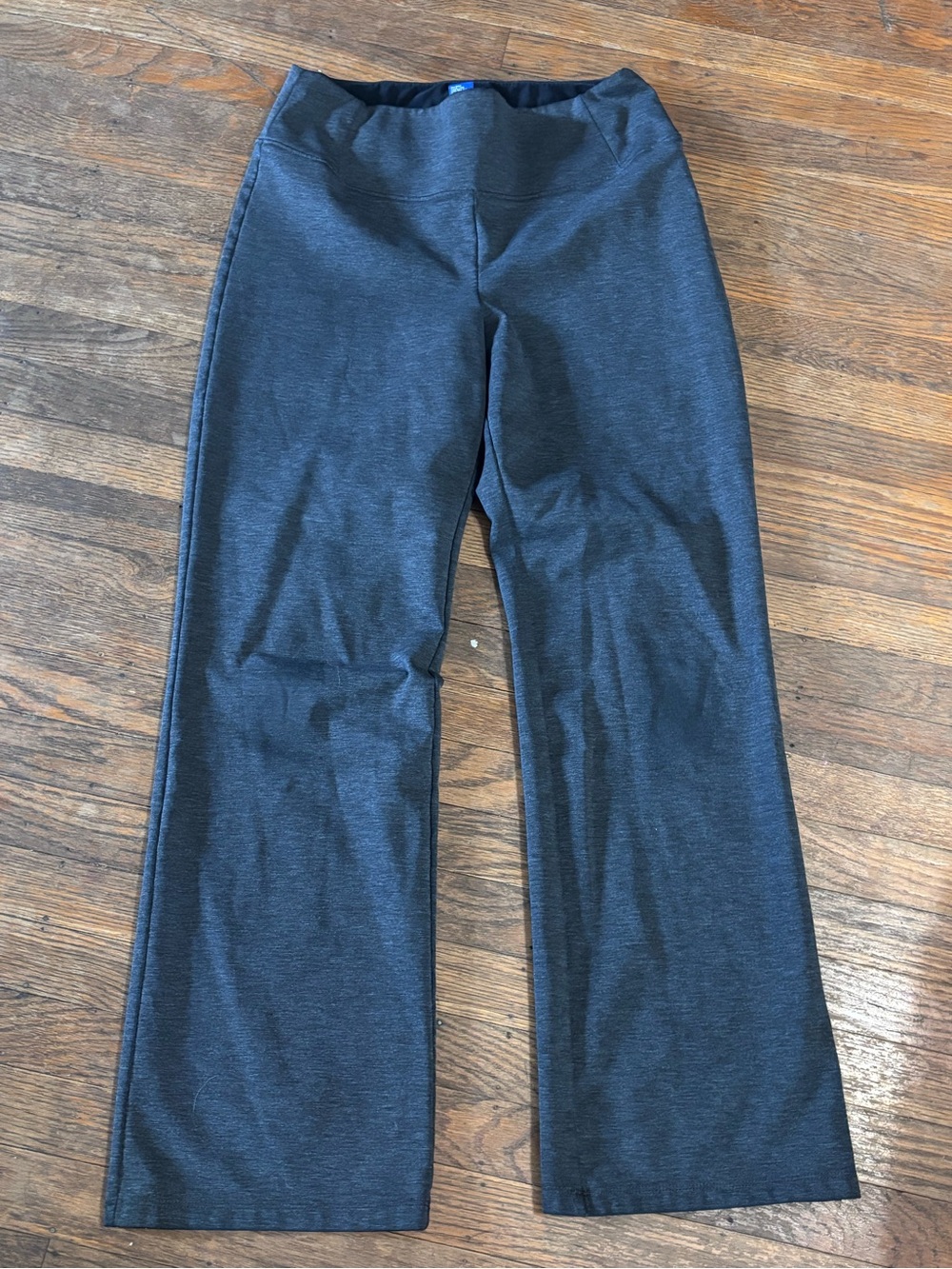 Woman’s Gray Stretch Wide-Leg Work Pants